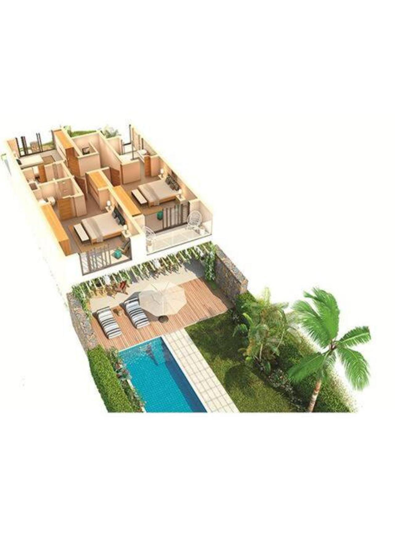Beautiful Villa With Pool In Anahita Resort Beau Champ Buitenkant foto